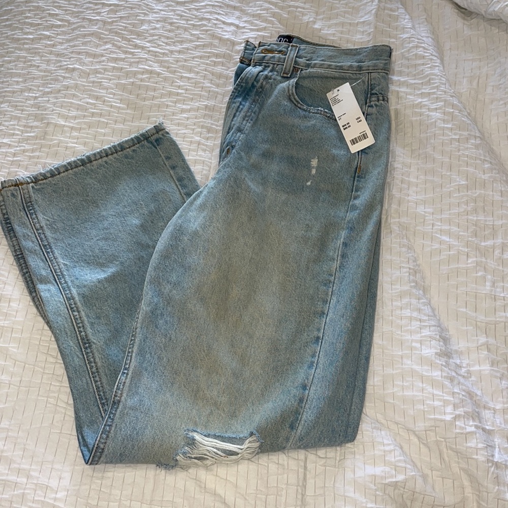 BDG wide leg/high-rise jeans
